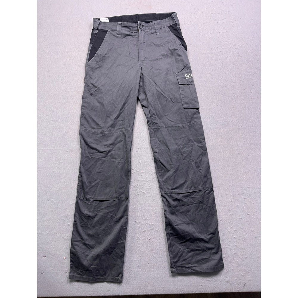Kubler Cargo Work Pants Polyester Cotton Gray 30x32 Mens